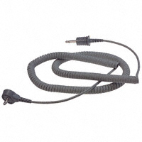 SCS - 2370 - COILED CORD DUAL COND GND 10'