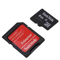 MikroElektronika - MIKROE-1283 - MICROSD CARD 8GB WITH ADAPTER