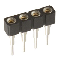 Mill-Max Manufacturing Corp. - 316-43-104-41-006000 - CONN SOCKET 4POS .100 STR GOLD