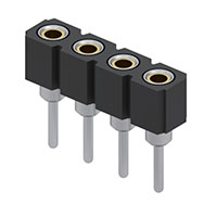 Mill-Max Manufacturing Corp. - 801-93-004-10-002000 - CONN SOCKET 4POS .100 LOPROFILE
