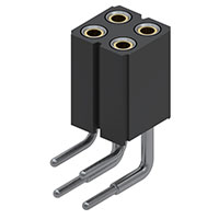 Mill-Max Manufacturing Corp. - 803-43-004-20-001000 - CONN SOCKET 4PIN DUAL .100 R/A