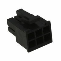 Molex, LLC - 0050361672 - MINI FIT JR RCPT DR V-0 6CKT