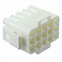 Molex, LLC - 0050841155 - MLX PLUG 15POS WHITE 4202115CWHT