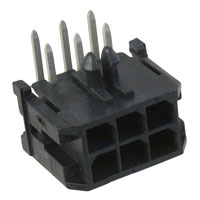 Molex, LLC - 0430450601 - CONN HEADER R/A DUAL GOLD 6CKT