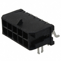 Molex, LLC - 0430451006 - HEADER R/A 10POS DUAL TIN SMD