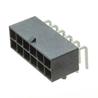 Molex, LLC - 0768250012 - DUAL ROW RA HEADER TIN 12CKT