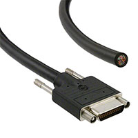 Molex, LLC - 0834249019 - CABLE MICRO-D 25POS-SGL END 1.5'