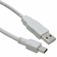 Molex, LLC - 0887328510 - USB A TO MINI B 0.8M WHITE