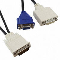 Molex, LLC - 0887685400 - CABLE DMS59 M-DVI_I FML+VGA FML