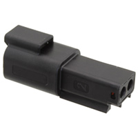 Molex, LLC - 0934441101 - CONN RCP 2P BLK W/SM BCK SL ASSY