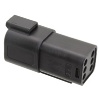 Molex, LLC - 0934444101 - CONN RCP 6P BLK W/SM BCK SL ASSY