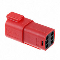 Molex, LLC - 093444-4209 - 6CCT MLXT RECEP RED W LARGE SEAL