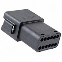 Molex, LLC - 093444-6121 - MLXT 12CCT REC BLK B WSMALL SEAL