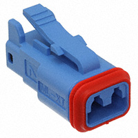 Molex, LLC - 093445-1204 - 2CCT MLXT PLUG BLUE W LARGE SEAL