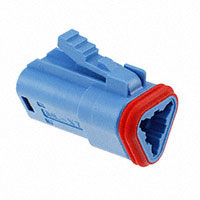 Molex, LLC - 093445-2204 - 3CCT MLXT PLUG BLUE W LARGE SEAL