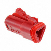 Molex, LLC - 093445-2109 - 3CCT MLXT PLUG RED W SMALL SEAL