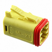 Molex, LLC - 093445-4105 - 6CCT MLXT PLUG YLW W SMALL SEAL