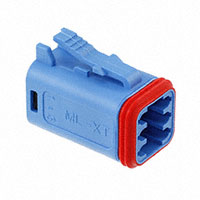 Molex, LLC - 093445-4104 - 6CCT MLXT PLUG BLUE W SMALL SEAL