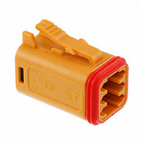 Molex, LLC - 093445-4108 - 6CCT MLXT PLUG ORNGE W SMALL SEA