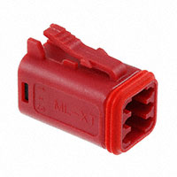 Molex, LLC - 093445-4109 - 6CCT MLXT PLUG RED W SMALL SEAL