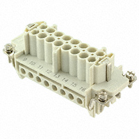 Molex, LLC - 0936010263 - 16P + PE FEMALE INSERT 16A 500V/