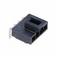 Molex, LLC - 1053131204 - NANOFIT HDR RA SGL 4CKT 15AU BLK