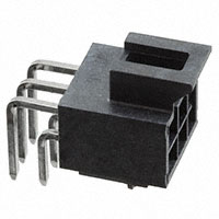 Molex, LLC - 1053141306 - NANO-FIT HDR RA DLR 6CKT 30AU BL