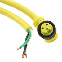 Molex, LLC - 1300060426 - CORDSET FEMALE 6' R/A 16/3 PVC