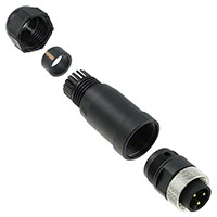 Molex Connector Corporation - 1300170008 - CONN 3P MALE PINS INT THREAD STR