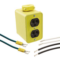 Molex, LLC - 1301370089 - OUTLET BOX 2-DUPLEX 5-20 PORTBLE