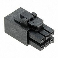 Molex, LLC - 1722581006 - RCPT HSG DUAL V0 BLK 06 CKT