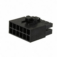 Molex, LLC - 1722581012 - RCPT HSG DUAL V0 BLK 12 CKT