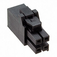 Molex, LLC - 1722581004 - RCPT HSG DUAL V0 BLK 04 CKT