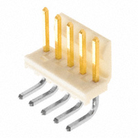 Molex, LLC - 0026615050 - CONN HEADER 5POS .156 R/A GOLD