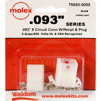 Molex Connector Corporation - 76650-0055 - KIT CONN STD .093" 9 CIRCUITS