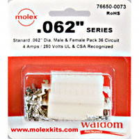 Molex Connector Corporation - 76650-0073 - KIT CONN STD .062" 36 CIRCUITS