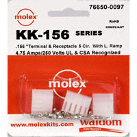 Molex Connector Corporation - 76650-0097 - KIT .156 KK SERIES 5 CIRC RAMP