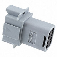 Molex, LLC - 0934445212 - ML-XT 8CCT REC GREY KEYA W/LGE S