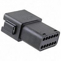 Molex, LLC - 0934446221 - ML-XT 12CCT REC BLK B W/LGE SEAL