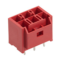 Molex, LLC - 1510481609 - 6.5MM WTB HDR WBOSSKINK RED 6CKT