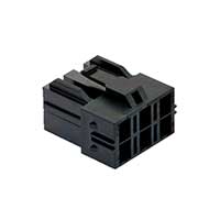 Molex, LLC - 1510492606 - 6.5MM WTB RCPT HSE PBTP BLK 6CKT