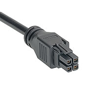 Molex, LLC - 2451360410 - MEGAFIT 4 CIRCUIT BLACK 1M OVERM