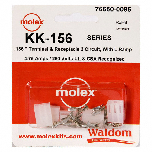 Molex Connector Corporation - 76650-0095 - KIT .156 KK SERIES 3 CIRC RAMP