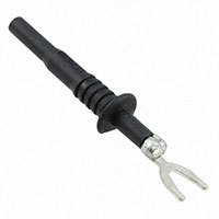 Mueller Electric Co - BU-30212-0 - SPADE TERM 7MM TO BANA JACK BLK