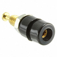 Mueller Electric Co - BU-P3542-0 - PIN TIP JACK, BLACK 10PK