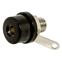 Mueller Electric Co - BU-00233-0 - INSULATED BANANA JACK BLACK