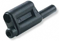 Mueller Electric Co - BU-31103-0 - PLUG BANANA PAR STACKING BLACK