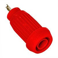 Mueller Electric Co - BU-31605-2 - BANANA JACK 4MM CRIMP TERM RED