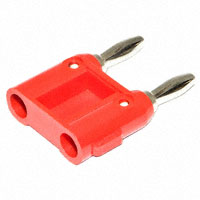Mueller Electric Co - BU-P1330-2 - 4MM DUAL BANANA PLUG, RED