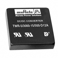 Murata Power Solutions Inc. - TWR-5/3000-15/500-D12A-C - CONV DC/DC TRI OUT 5,15,-15V